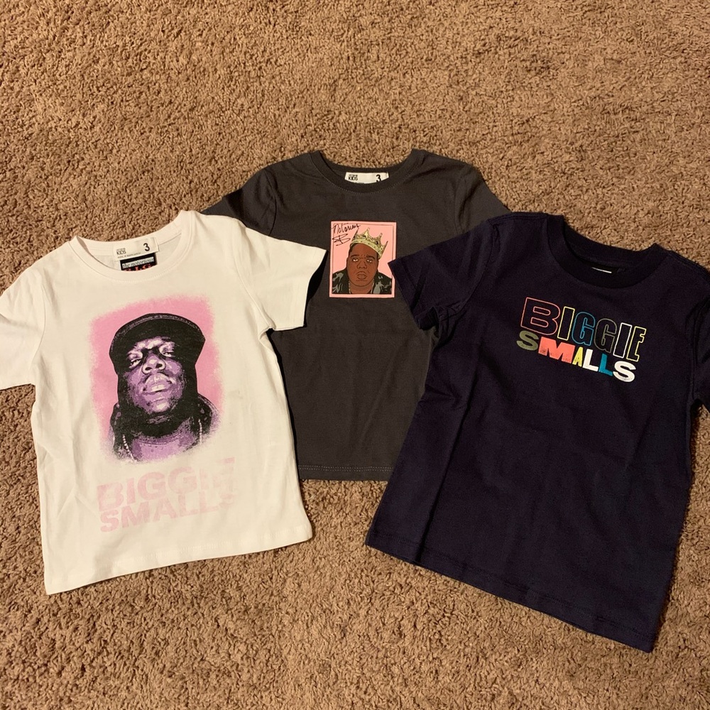 NWT Toddler Notorious B.I.G., Biggie Smalls Shortsleeved T- Shirts